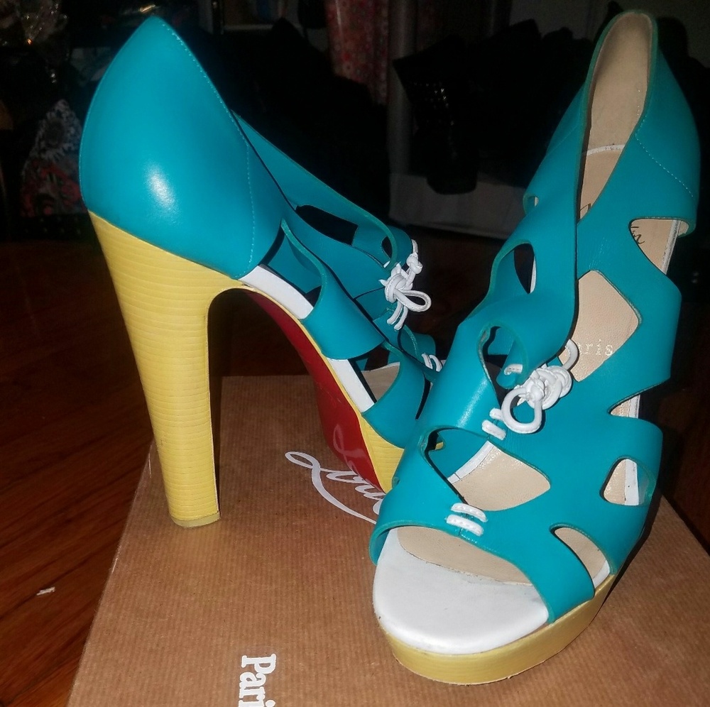 Christian Louboutin Red Bottom High Heel Sandals